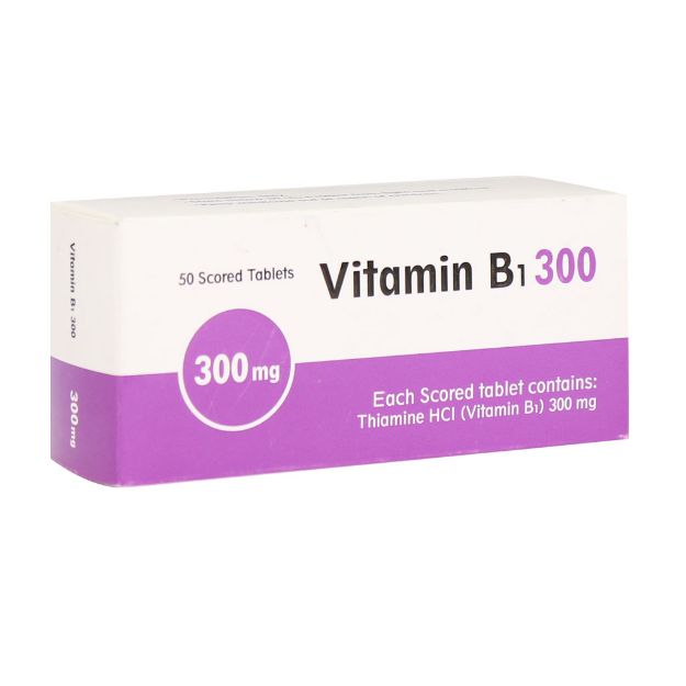 قرص-ویتامین-B1-300-میلی-گرم-دانا-50-عدد---Daana-Vitamin-B1-300-50-Scored-Tablets
