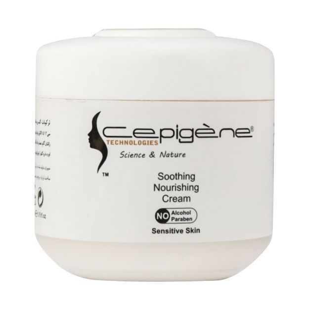 کرم-آبرسان-و-مغذی-سپیژن-مناسب-پوست-حساس-200-میلی-لیتر---Cepigene-Soothing-And-Nourishing-Cream-For-Sensitive-Skin-200-ml