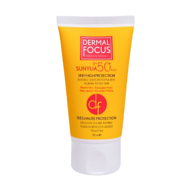 کرم-ضد-آفتاب-سانیلیا-پوست-نرمال-تا-چرب-SPF50-درمال-فوکوس-50-میلی-لیتر---Dermal-Focus-Sunylia-Sunscreen-Cream-SPF50-for-Normal-to-Oily-Skin-50-ml