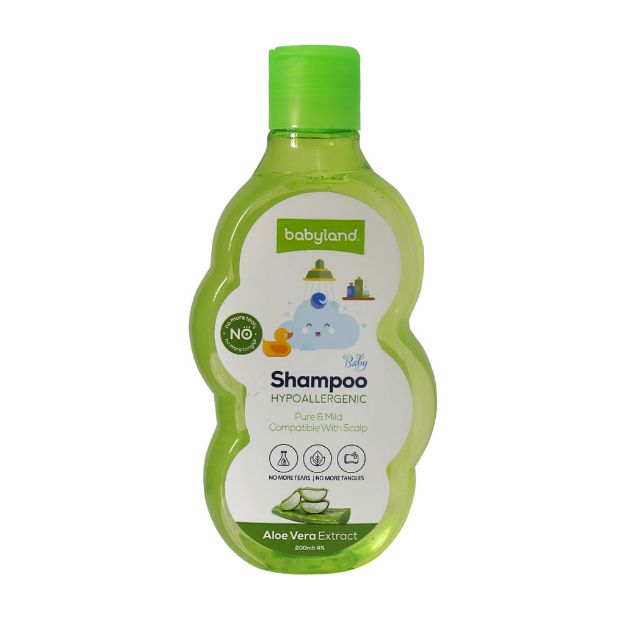 شامپو-بچه-حاوی-عصاره-آلوئه-ورا-بیبی-لند-200-میلی-لیتر---Babyland-Aloe-vera-Extract-Baby-Shampoo-200-ml