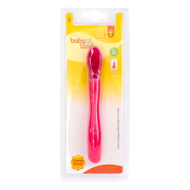قاشق سیلیکونی حرارتی سایز کوچک بیبی لند کد 428 - Baby Land Thermal Spoon Code 428