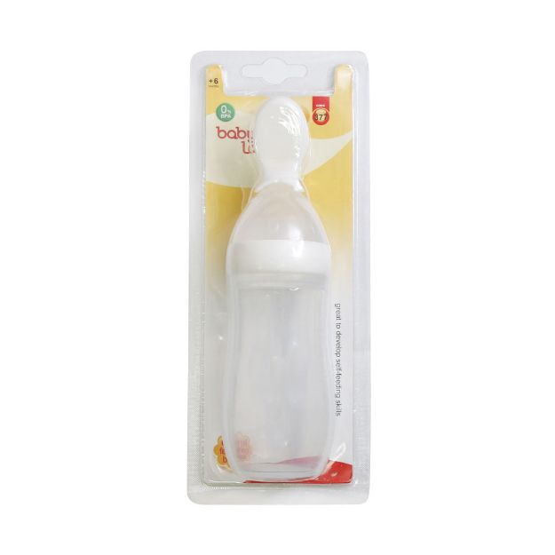 سرلاک خوری تمام سیلیکون بیبی لند کد 377 - Baby Land Cereal Feeding Bottle code 377