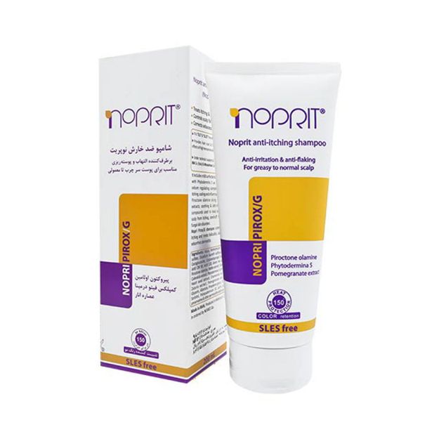 شامپو-ضد-خارش-نوپریت-مناسب-پوست-سر-چرب-200-میلی-لیتر---Noprit-Anti-itching-Shampoo-For-greasy-to-normal-scalp-200-ml