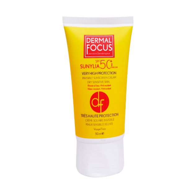 کرم-ضد-آفتاب-سانیلیا-پوست-خشک-و-حساس-SPF50-درمال-فوکوس-50-میلی-لیتر---Dermal-Focus-sunylia-SPF50-Cream-For-Dry-And-Sensitive-Skin-50-ml