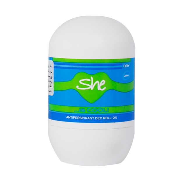رول-ضد-تعریق-شی-مدل-ایز-کول-مخصوص-بانوان-40-میلی-لیتر---She-Roll-On-Deodorant-is-Cool-For-Women-40-ml
