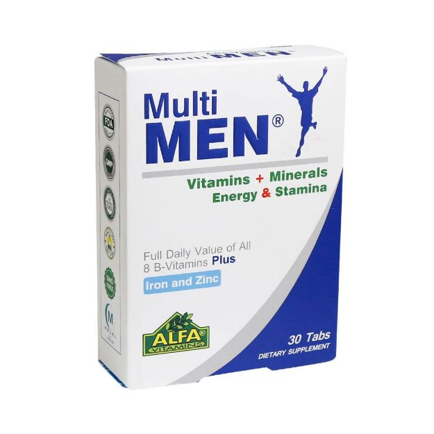 قرص مولتی من آلفا ویتامینز - Alfa Vitamins Multi Men Tabs