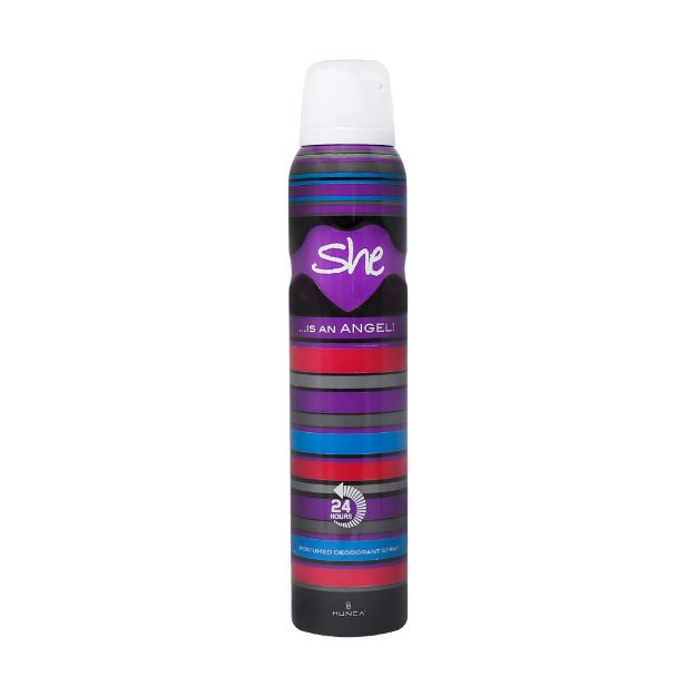 اسپری-خوشبو-کننده-بدن-زنانه-شی-مدل-آنجل-200-میلی-لیتر---She-Angel-Body-Spray-For-Women-200-ml