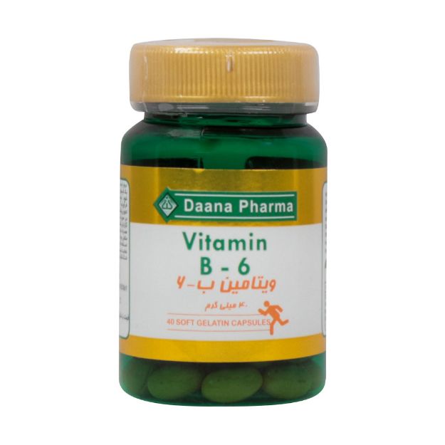 کپسول ویتامین 40 B6 میلی گرم دانا 40 عدد - Daana Vitamin B6 40 mg 40 caps