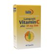 کپسول-ویتامین-C-و-زینک-(۱۰-میلی-گرم)-یوروویتال-۶۰-عدد---EuRho-Vital-Langzeit-Vitamin-C-plus-Zink-10mg-60-Caps