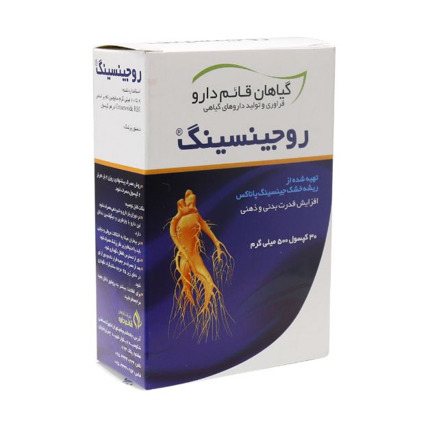 کپسول روجینسینگ قائم دارو 30 عدد - Ghaem Darou Ruginseng 30 Caps
