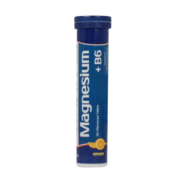 قرص-جوشان-منیزیم-و-ویتامین-B6-آریا-دارو-20-عدد---Arya-Daru-Magnesium-And-Vitamin-B6-20-Effervescent-Tabs