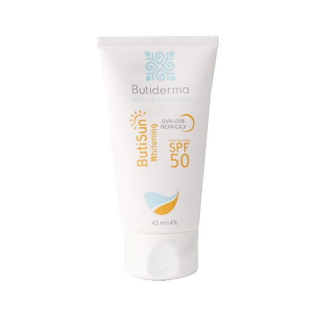 کرم-ضد-آفتاب-روشن-کننده-SPF50-بیوتی-درما-43-میلی-لیتر---Butiderma-Whitening-SPF-50-Sun-Screen-43-Ml