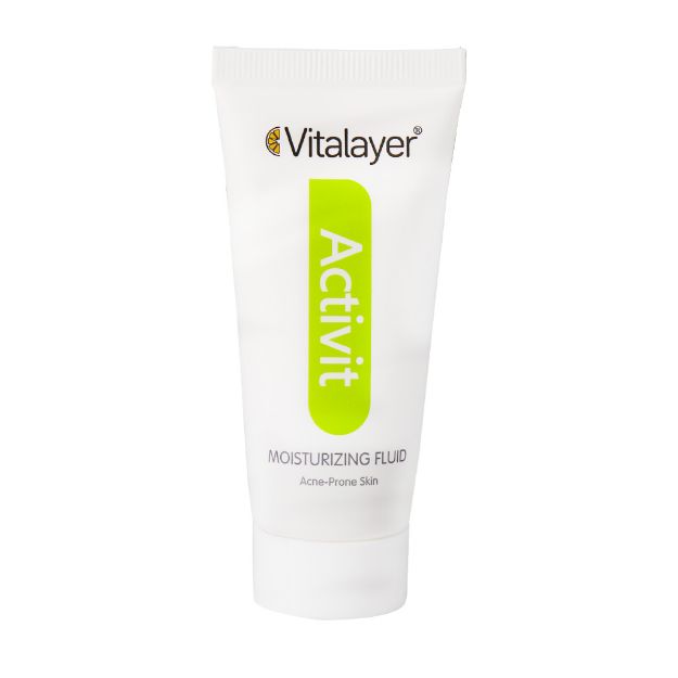 لوسیون فلوئید مرطوب کننده پوست چرب ویتالیر 40 میلی لیتر - Vitalayer Moisturizing Fluid Daily Use 40 ml