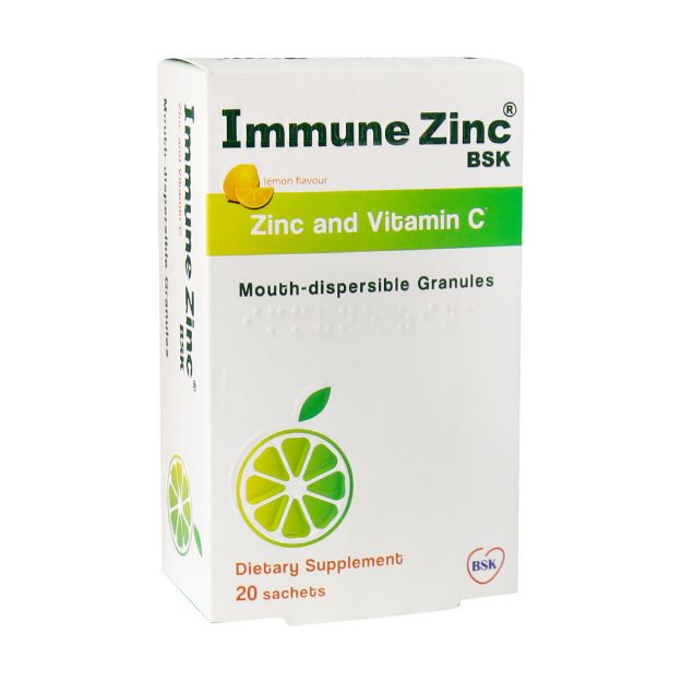 ساشه-ایمیون-زینک-بی-اس-کی-20-عدد---BSK-Immune-Zinc-20-Sachets