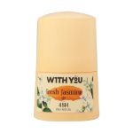 رول-ضد-تعریق-زنانه-ویت-یو-مدل-Fresh-Jasmine-حجم-50-میلی-لیتر---With-you-Deo-Roll-on-Fresh-Jasmine-50-ml