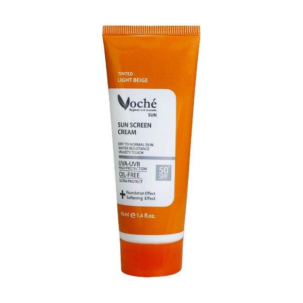 کرم-ضد-آفتاب-SPF50-وچه-مناسب-پوست-خشک-و-معمولی-40-میلی-لیتر---Voche-Spf50-Sun-Screen-Cream-For-Dry-To-Normal-Skin-40-ml