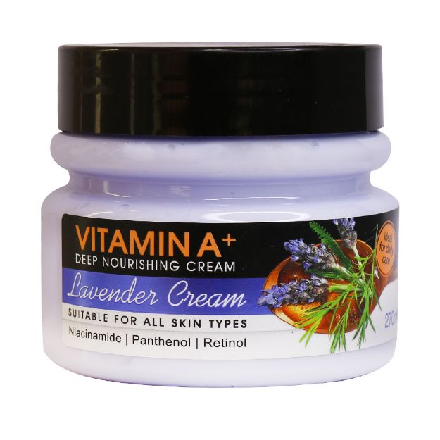 کرم-مرطوب-کننده-ویتامین-A-حاوی-عصاره-اسطوخودوس-دافی-270-میلی-لیتر---Dafi-Vitamin-A-And-Lavender-Cream-270-ml