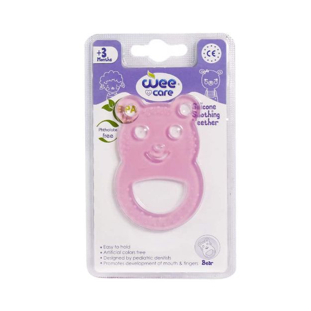 دندان-گیر-سیلیکونی-وی-کر---Weecare-Silicone-Soothing-Teether