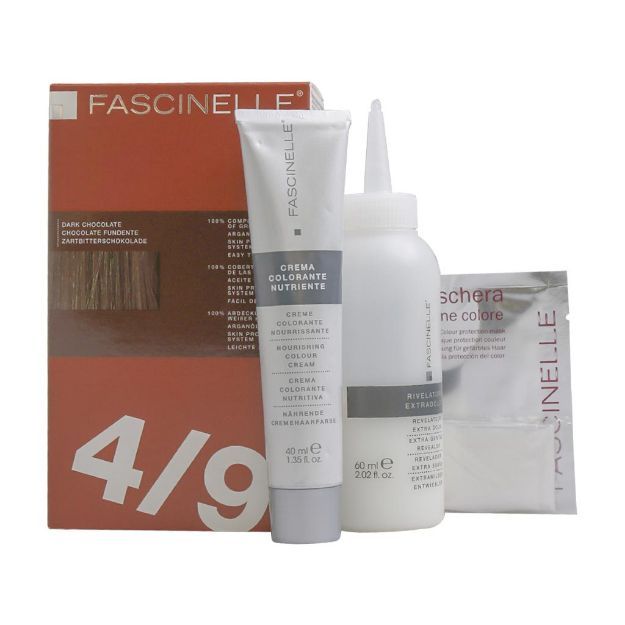 کیت-رنگ-مو-فشینلی-سری-Brown-بدون-آمونیاک-40-‌میلی-لیتر---Fascinelle-Hair-Color-Brown-40-ml