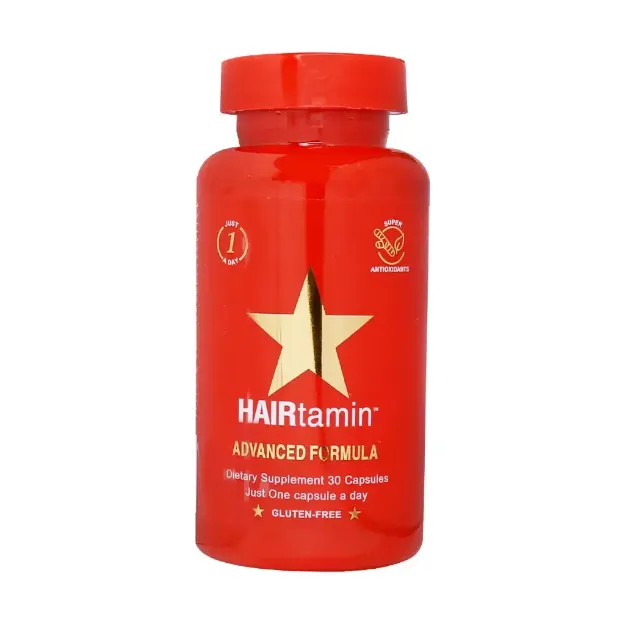 قرص هیرتامین (Advanced Formula) - Hairtamin Advanced Formula Hair Supplement 30 Capsules