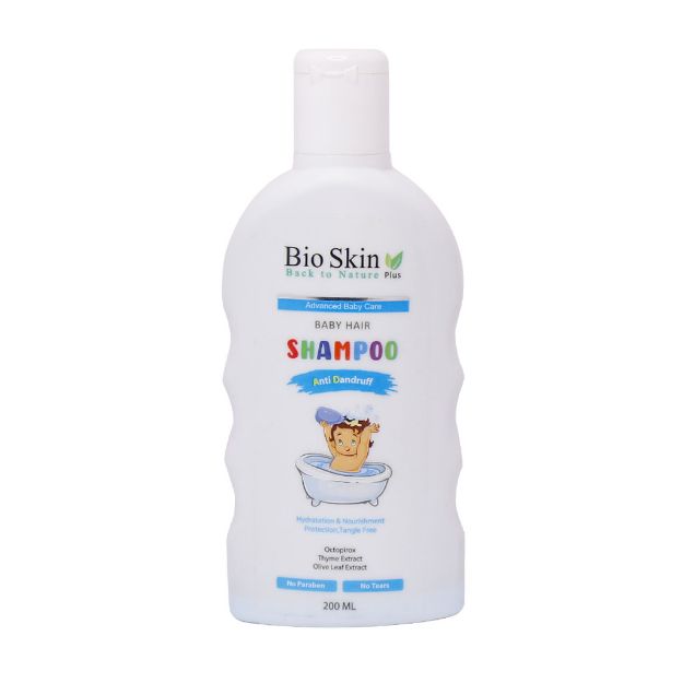شامپو ضد شوره کودک بایو اسکین پلاس 200 میلی لیتر - Bio Skin Plus Anti Dandruff Baby Hair Shampoo 200ml