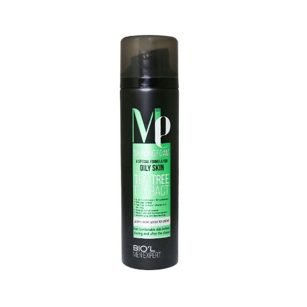 فوم-اصلاح-مردانه-بیول-حاوی-عصاره-تی-تری-200-میلی-لیتر---Biol-Shaving-Foam-With-Tea-Tree-Extract-200-ml