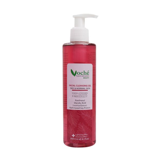 ژل شستشوی صورت مناسب پوست های خشک و معمولی وچه 250 میلی لیتر - Voche Facial Cleansing Gel For Dry And Normal Skin 250 ml