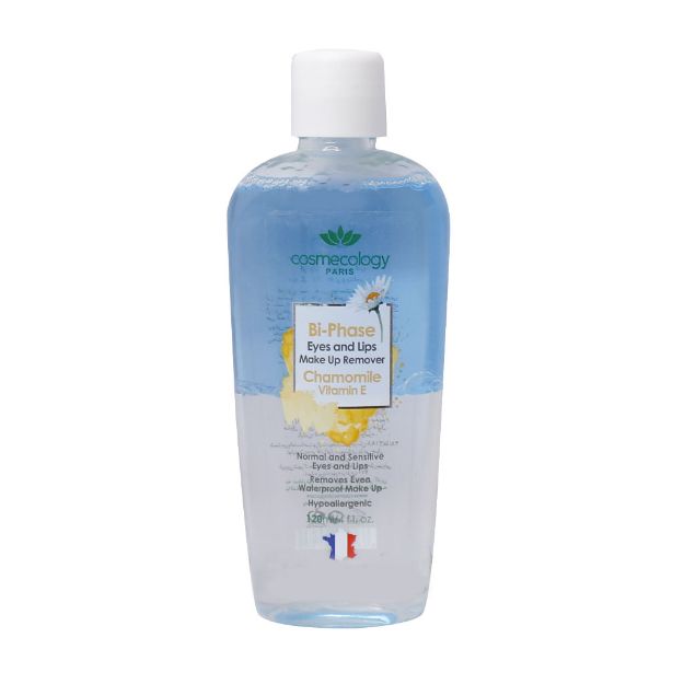 محلول-پاک-کننده-دو-فاز-آرایش-چشم-و-لب-کاسمکولوژی-120-میلی-لیتر---Cosmecology-Bi-Phase-Eyes-and-lips-Make-up-Remover-120ml