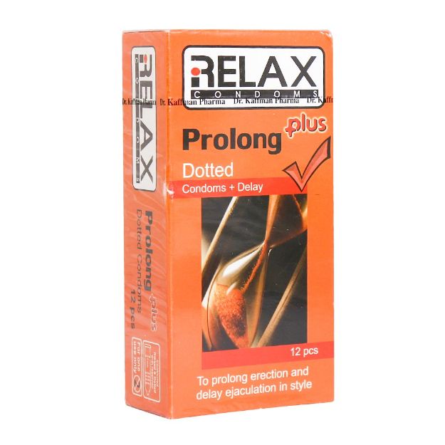 کاندوم-پرو-لانگ-پلاس-ریلکس-خاردار-12-عدد---Relax-Prolong-Dotted-Condom-12-Pcs