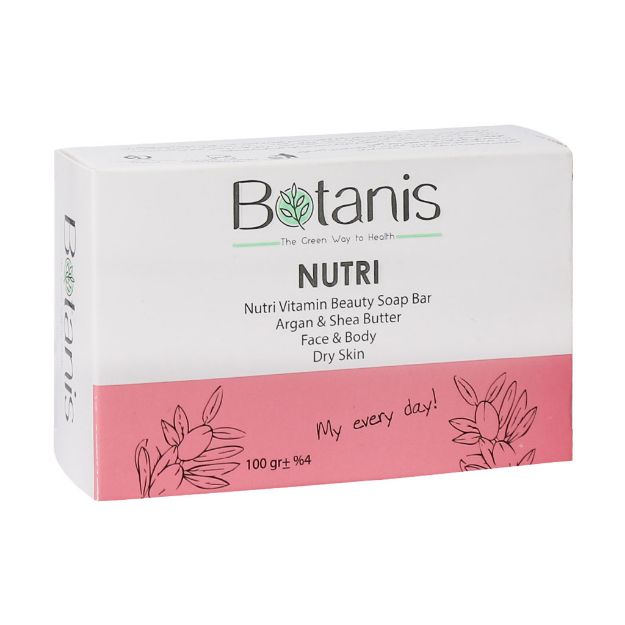 صابون-ویتامینه-و-نرم-کننده-صورت-و-بدن-بوتانیس-مناسب-پوست-خشک-100-گرم---Botanis-Nutri-Vitamin-Beauty-Soap-For-Dry-Skin-100-g