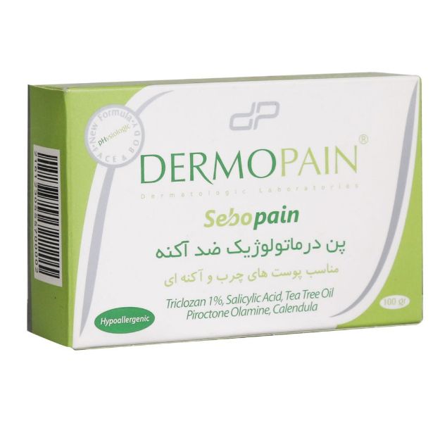 پن-درماتولوژیک-ضد-آکنه-سبوپن-درموپن-مناسب-پوست-آکنه-ای-100-گرم---Dermopain-Sebopain-Anti-Acne-Dermatologic-Bar-100-g