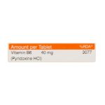 قرص ویتامین B6 40 میلی گرم دارو پخش 100 عدد - Darou Pakhsh Vitamin B6 100 Tablets