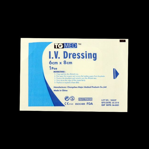 چسب آنژیوکت تی جی مد ۸×۶ سانتی متر - TGMED I.V Dressing 6×8 cm