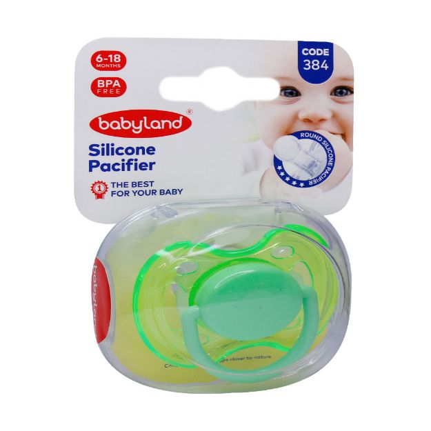 پستانک-بیبی-لند-مدل-۳۸۴-مناسب-کودکان-6-تا-18-ماه---Baby-Land-Pacifier-Size-2-Code-384
