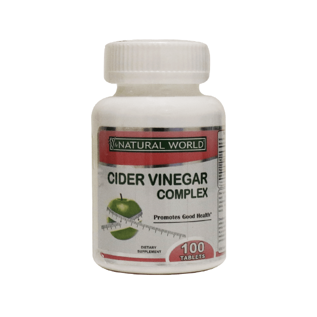 قرص-سیدر-وینگر-کمپلکس-(سرکه-سیب)-نچرال-ورلد-۱۰۰-عددی---Natural-World-Cider-Vinegar-Complex-100-Tab
