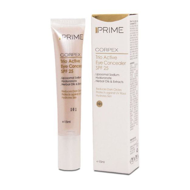 کانسیلر دور چشم پریم ۱۵ میلی لیتر - Prime Trio Active Eye Concealer 15 ml