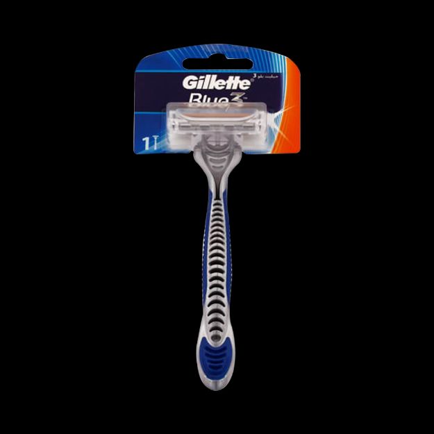 خود تراش ۳ تیغ ژیلت مدل Blue3 - Gillette Blue3 Razor 3 Blade
