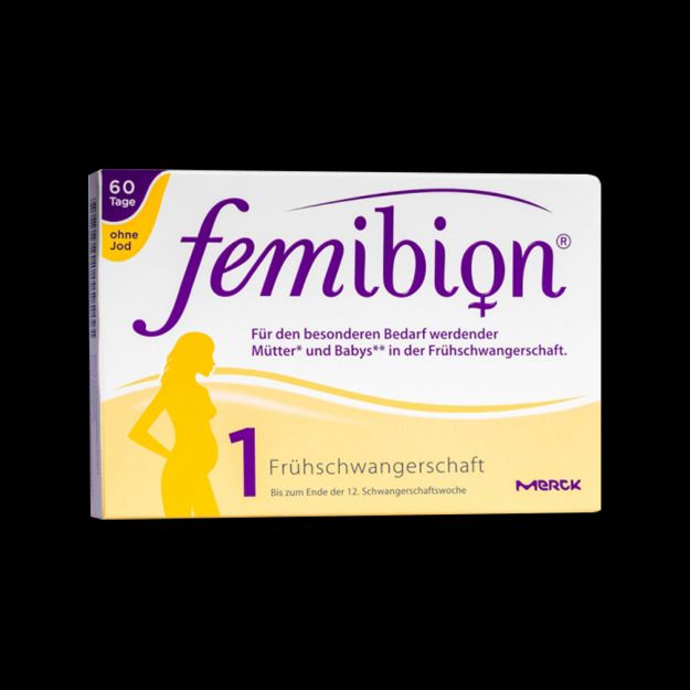 قرص-فمیبیون-۱-مرک-مناسب-مادران-تا-پایان-هفته-۱۲-بارداری---Merck-Femibion-1-Healthy-Pregnancy