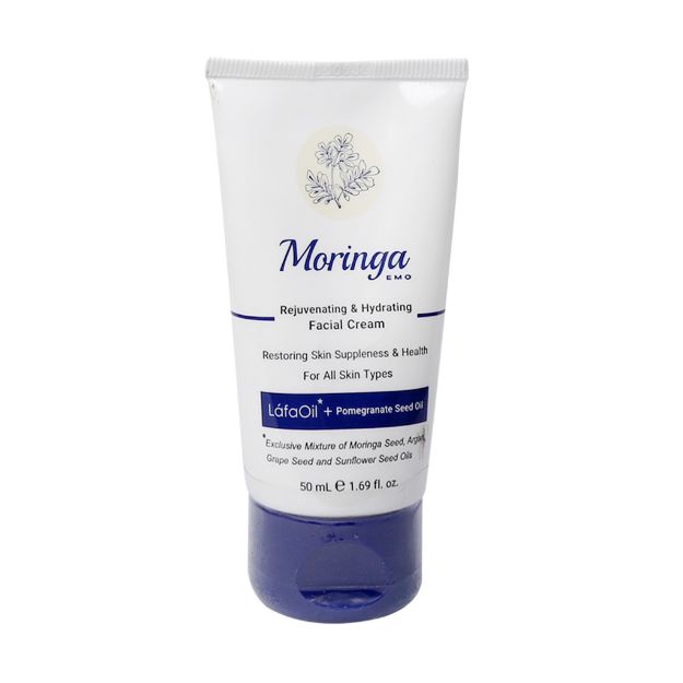 کرم-آبرسان-و-جوان-کننده-صورت-مورینگا-امو-مناسب-انواع-پوست-50-میلی-لیتر---Moringa-Emo-Rejuvenating-And-Hydrating-Facial-Cream-For-All-Skin-Types-50-ml