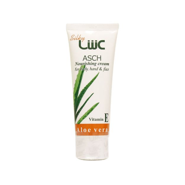 کرم-مرطوب-کننده-آلوئه-ورا-عش-مناسب-پوست-خشک-و-آسیب-دیده---Asch-Moisturizing-Body-And-Hand-And-Face-Aloe-Vera-Cream