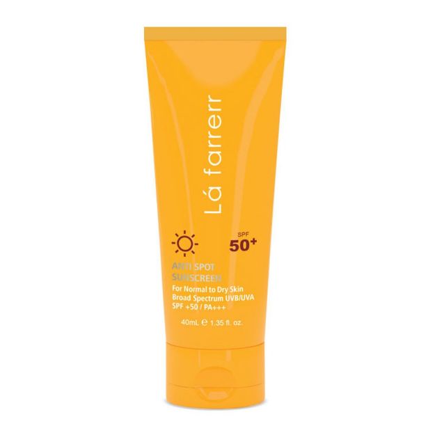 کرم-ضد-آفتاب-SPF50-پوست-خشک-و-معمولی-لافارر-ضد-لک-بی-رنگ-40-میلی-گرم---La-Farrerr-Anti-Spot-Sunscreen-Cream-for-Normal-to-Dry-Skin-SPF50-40-ml