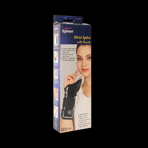 مچ شست بند آتل دار تینور کد E-44 - Tynor Wrist Splint With Thumb Code E-44