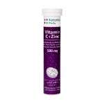 قرص جوشان ویتامین C و زینک نیچرز پلنتی 20 عدد - Natures Plenty Vitamin C And Zinc 20 Effervescent Tablets