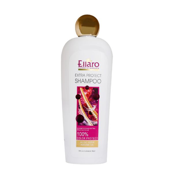 شامپو-موهای-خشک-و-رنگ-شده-الارو-مدل-اکسترا-پروتکت-450-میلی-لیتر---Ellaro-Extra-Protect-Shampoo-for-Dry-and-Colored-Hair-400ml
