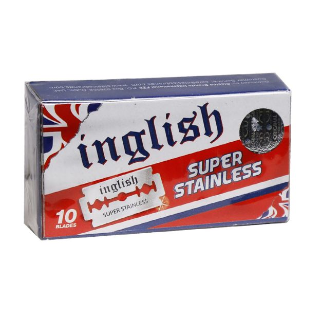 تیغ-یدک-اینگلیش-مدل-Super-Stainless-بسته-10-عددی---Inglish-Super-Stainless-Blades