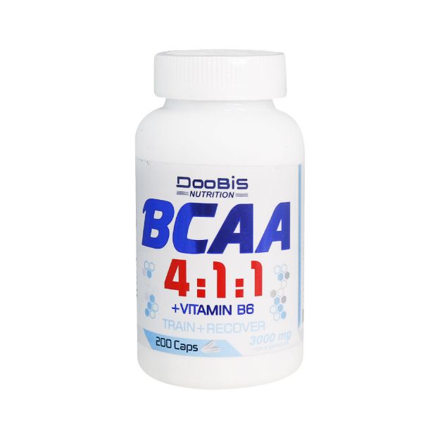 کپسول-بی-سی-ای-ای-4x1x1-و-ویتامین-ب6-دوبیس-200-عدد---Doobis-BCAA-4-1-1-And-Vitamin-B6-200-Caps