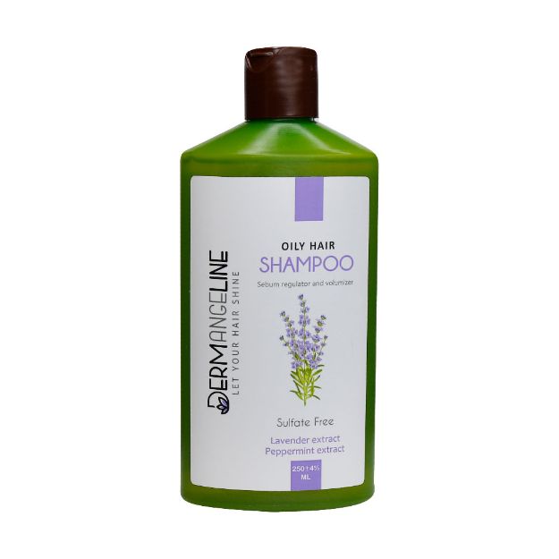 شامپو-فاقد-سولفات-تنظیم-کننده-چربی-کف-سر-درم-انجلین-250-میلی-لیتر---Dermangeline-Sebum-Regulator-And-Volumizer-shampoo-250-ml
