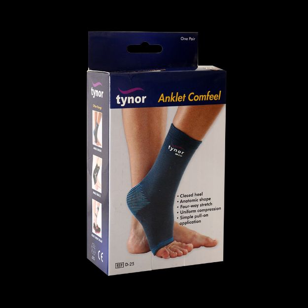 قوزک بند کشی تینور ۲ عددی کد D-25 - Tynor Anklet Comfeel 2 pcs Code D-25