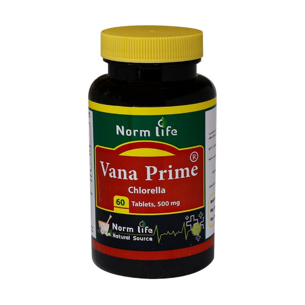 قرص-وانا-پرایم-کلرلا-500-میلی-گرم-نورم-لایف-60-عدد---Norm-Life-Vana-Prime-Chlorella-500mg-60-Tablets