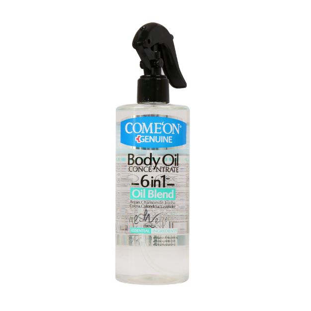 روغن-بدن-کنسانتره-6-گیاه-کامان-مدل-6-در-1-حجم-400-میلی-لیتر---Comeon-Body-Oil-Concentre-Model-6-In-1-400-ml